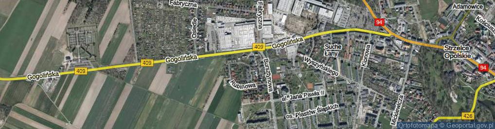 Zdjęcie satelitarne Agatowa ul.